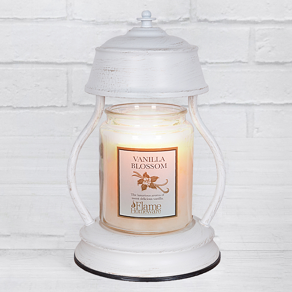 white candle warmer
